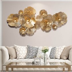 Tranh Sắt Treo Tường Hoa Mai Vàng 1m5 SC951