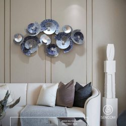 Tranh Sắt Treo Tường Xoắn Tím SC2072