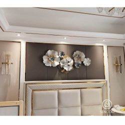 Tranh Sắt Treo Tường Hoa Mai Trắng 1m3 SC2025