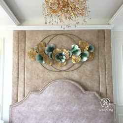 Tranh Sắt Treo Tường Lá Gingko Đan SC821