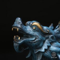 Alternative view of Decor Tượng Đồng Long Quy Phong Thuỷ SCD0019