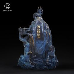 Decor Tượng Đồng Long Tranh Hổ Đấu SCD007