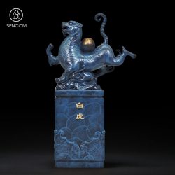 Decor Tượng Đồng Ấn Hổ Cưỡi Âm Dương SCD008