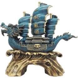 Alternative view of Decor Thuyền Rồng Thuận Buồm Xuôi Gió Bằng Đồng SCD0012