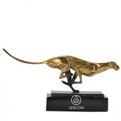 Decor Báo Vồ Mồi Đồng Cao Cấp MS046