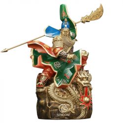 Alternative view of Decor Tượng Quan Công Cưỡi Rồng Bằng Đồng SCD0023