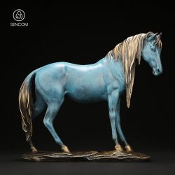 Decor Ngựa Đồng Phong Thuỷ SCD0037