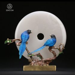 Decor Ngọc Bội Uyên Ương Đồng SCD0039