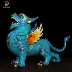 Decor Tượng Đồng Kỳ Lân Phong Thủy SCD0052