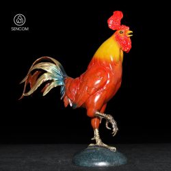 Decor Gà Trống Đồng SCD0057