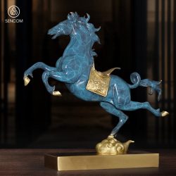 Decor Ngựa Hí Đồng SCD0067