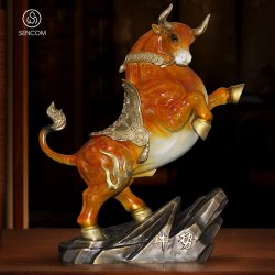 Decor Bò Tót Đồng SCD0076