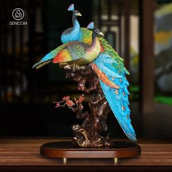 Decor Uyên Ương Khổng Tước Đồng SCD0079