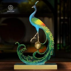 Decor Khổng Tước Vờn Ngọc Đồng SCD0080