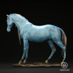 Alternative view of Decor Ngựa Đồng Phong Thuỷ SCD0037