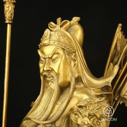 Alternative view of Decor Tượng Quan Công Cưỡi Rồng Bằng Đồng SCD0041