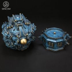 Decor Ngũ Lân Vờn Ngọc Đồng SCD0015