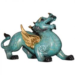 Alternative view of Decor Tỳ Hưu Đồng Phong Thuỷ SCD0051