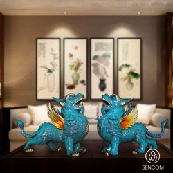 Alternative view of Decor Tượng Đồng Kỳ Lân Phong Thủy SCD0052