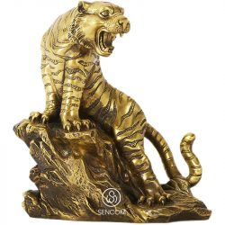 Decor Hổ Vồ Mồi Đồng SCD0060