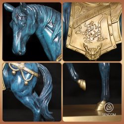 Alternative view of Decor Ngựa Hí Đồng SCD0069