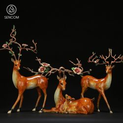 Decor Gia Đình Hươu Đồng SCD0021