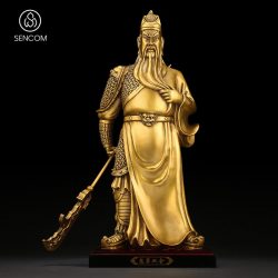 Decor Tượng Đồng Quan Công Vuôt Râu SCD0027