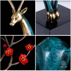 Alternative view of Decor Hươu Sừng Hoa SCD0086