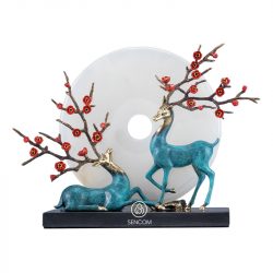 Alternative view of Decor Đôi Hươu Ánh Trăng SCD0094