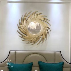 Alternative view of Gương Treo Tường Hiện Đại Vòng Xoáy SC1717