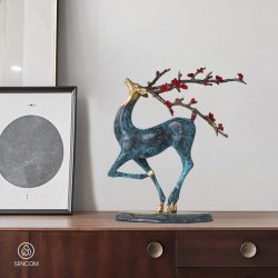 Alternative view of Decor Hươu Đồng Đứng SCD0093