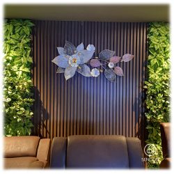 Alternative view of Tranh Sắt Treo Tường Hoa Xanh SC2226