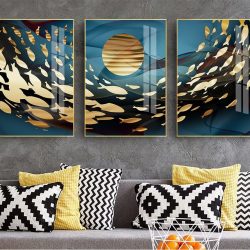 Tranh Cá Phòng Khách Nghệ Thuật Hiện Đại SC0085