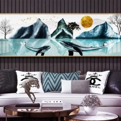 Tranh Trang Trí Phòng Khách Cá Nghệ Thuật SC00127