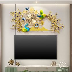 Alternative view of Đồng Hồ Nghệ Thuật Chim Công Mã 2929