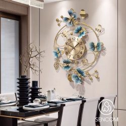 Alternative view of Đồng Hồ Nghệ Thuật Hoa Xanh Mã 2243