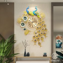 Đồng Hồ Nghệ Thuật Chim Công Mã 2921