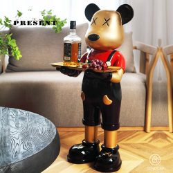 Gấu BearBrick, Khay để đồ , Khay đựng đồ hình Gấu BearBrick Mã 09