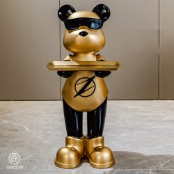 Gấu BearBrick, Khay để đồ , Khay đựng đồ hình Gấu BearBrick Mã 018