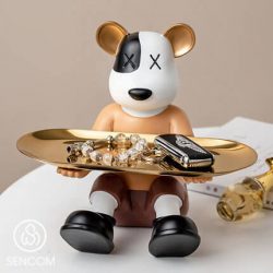 Gấu BearBrick, Khay để đồ , Khay đựng đồ hình Gấu BearBrick Mã 012