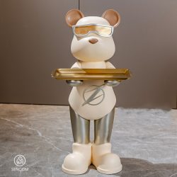 Gấu BearBrick, Khay để đồ , Khay đựng đồ hình Gấu BearBrick Mã 019