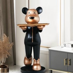 Gấu BearBrick, Khay để đồ , Khay đựng đồ hình Gấu BearBrick Mã 028