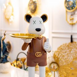 Gấu BearBrick, Khay để đồ , Khay đựng đồ hình Gấu BearBrick Mã 034