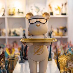 Gấu BearBrick, Khay để đồ , Khay đựng đồ hình Gấu BearBrick Mã 033
