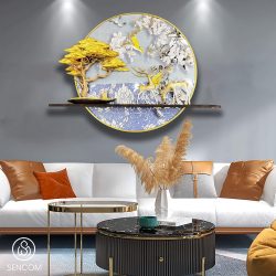 Phù Điêu Treo Tường Nghệ Thuật Mã PD046