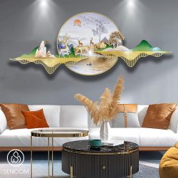 Phù Điêu Treo Tường Nghệ Thuật Mã PD028