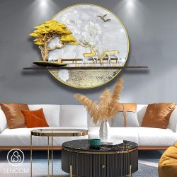 Phù Điêu Treo Tường Nghệ Thuật Mã PD040