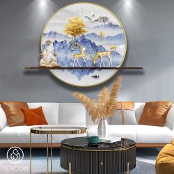 Phù Điêu Treo Tường Nghệ Thuật Mã PD039