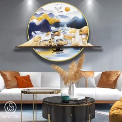 Phù Điêu Treo Tường Nghệ Thuật Mã PD035