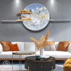 Phù Điêu Treo Tường Nghệ Thuật Mã PD09